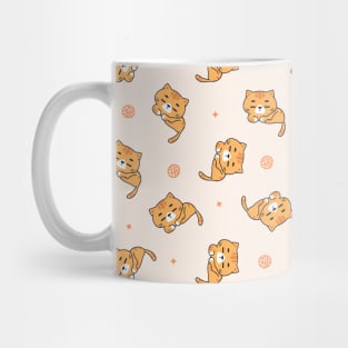 Cute Orange cat pattern Mug